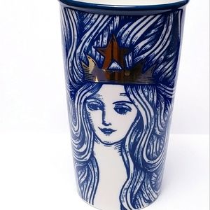 Starbucks Siren With Flowing Hair